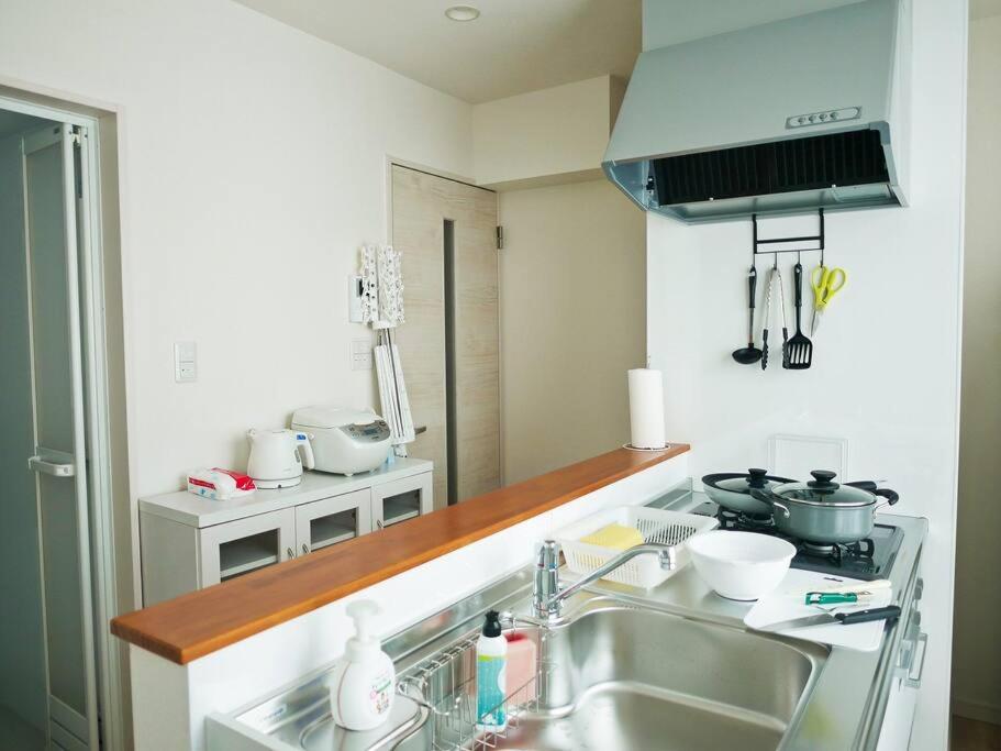 New Open☆中心エリアへ好アクセス　格安＆美室で快適空間　サービスアパ―トメントsapporo南8条a5 Appartement Buitenkant foto